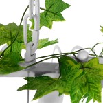 GloboStar® NEST 01647 Vintage Industrial Κρεμαστό Φωτιστικό Οροφής Τρίφωτο 3 x E27 Λευκό Μεταλλικό Πλέγμα Μ85.5 x Π37.5 x Y38cm
