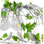 GloboStar® NEST 01647 Vintage Industrial Κρεμαστό Φωτιστικό Οροφής Τρίφωτο 3 x E27 Λευκό Μεταλλικό Πλέγμα Μ85.5 x Π37.5 x Y38cm