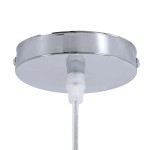 GloboStar® CALERO 01710 Μοντέρνο Κρεμαστό Φωτιστικό Οροφής Μονόφωτο 1 x E27 Μπεζ Μπαμπού Καμπάνα Φ25 x Υ50cm