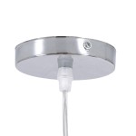 GloboStar® MANILA 01713 Μοντέρνο Κρεμαστό Φωτιστικό Οροφής Μονόφωτο 1 x E27 Μπεζ Μπαμπού Καμπάνα Φ25 x Υ60cm