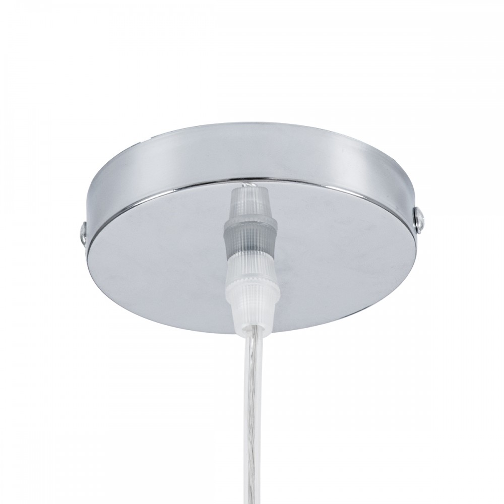 GloboStar® CARIBBEAN 01724 Vintage Κρεμαστό Φωτιστικό Οροφής Μονόφωτο 1 x E27 Μπεζ Ξύλινο Μπαμπού Φ60 x Y38cm