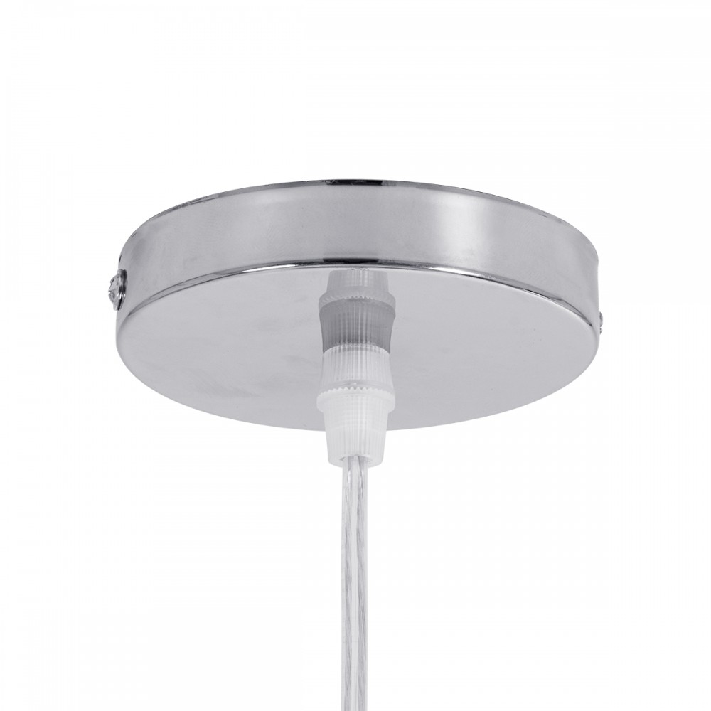 GloboStar® MINORCA 01730 Μοντέρνο Κρεμαστό Φωτιστικό Οροφής Μονόφωτο 1 x E27 Μπεζ Μπαμπού Καμπάνα Φ35 x Υ23cm