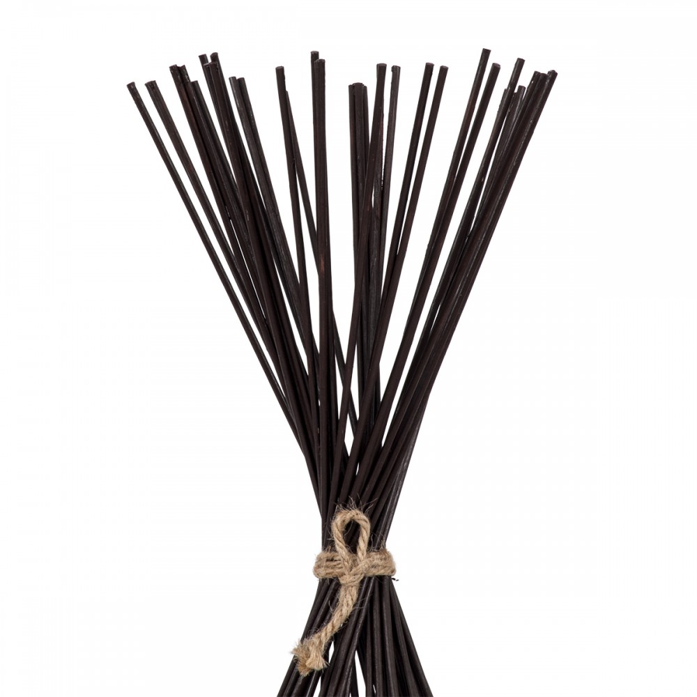 GloboStar® AZORES 01754 Μοντέρνο Φωτιστικό Δαπέδου Μονόφωτο 1 x E27 Καφέ Μπαμπού Πλέγμα D30 x H90cm