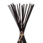 GloboStar® AZORES 01754 Μοντέρνο Φωτιστικό Δαπέδου Μονόφωτο 1 x E27 Καφέ Μπαμπού Πλέγμα D30 x H90cm