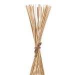GloboStar® AZORES 01755 Μοντέρνο Φωτιστικό Δαπέδου Μονόφωτο 1 x E27 Μπεζ Μπαμπού Πλέγμα D40 x H150cm