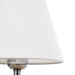 GloboStar® HASUMI 01957 Boho Επιτραπέζιο Φωτιστικό Πορτατίφ Μονόφωτο 1 x E27 AC220-240V IP20 - Φ19 x Υ30cm - Μπεζ Ξύλινο Ρατάν Πλέγμα με Λευκό Καπέλο - 5 Χρόνια Εγγύηση