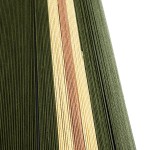 GloboStar® SALERNO 02332 Boho Επιτραπέζιο Φωτιστικό Μονόφωτο 1 x E27 AC220-240V IP20 - Φ50 x Υ70cm - Πράσινο με Μπεζ και Καφέ Λεπτό Νήμα Βαμβακερό Πλέγμα - 5 Χρόνια Εγγύηση