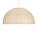 GLOBOSTAR® MONTANA 02380 Boho Κρεμαστό Φωτιστικό Οροφής με Ντουί 1 x E27 AC 220-240V IP20 - Μπεζ - Μ120 x Π120 x Υ60cm