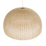 GLOBOSTAR® MONTANA 02380 Boho Κρεμαστό Φωτιστικό Οροφής με Ντουί 1 x E27 AC 220-240V IP20 - Μπεζ - Μ120 x Π120 x Υ60cm