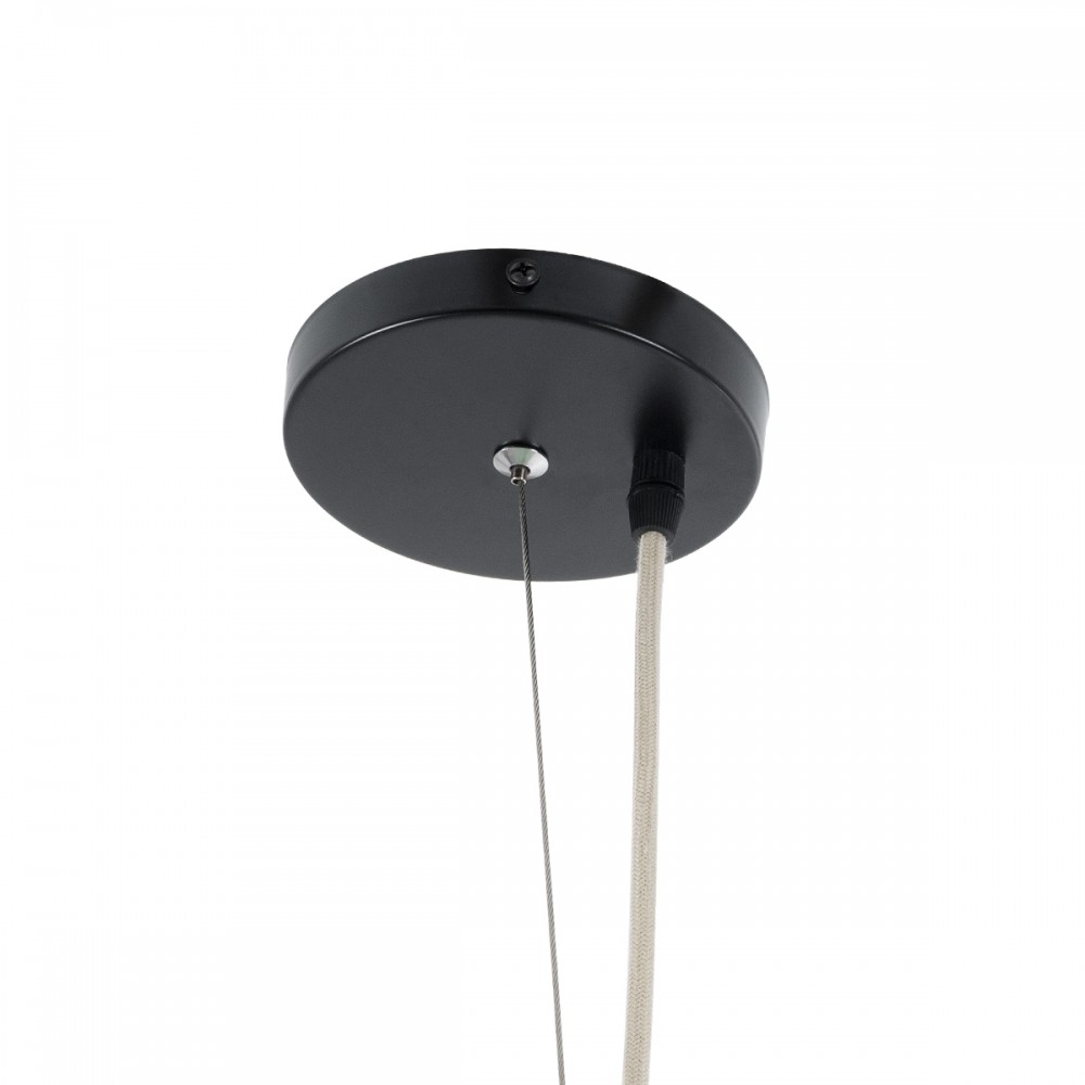 GLOBOSTAR® MONTANA 02380 Boho Κρεμαστό Φωτιστικό Οροφής με Ντουί 1 x E27 AC 220-240V IP20 - Μπεζ - Μ120 x Π120 x Υ60cm