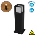 Αδιάβροχο IP65 Φωτιστικό Κολωνάκι Κήπου 15x15x58cm με Βάση E27 230v GloboStar 12143