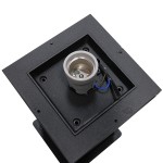 Αδιάβροχο IP65 Φωτιστικό Κολωνάκι Κήπου 15x15x58cm με Βάση E27 230v GloboStar 12143