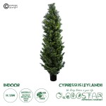 GloboStar® Artificial Garden CYPRESSUS LEYLANDII 20156 Τεχνητό Διακοσμητικό Φυτό Κυπαρίσσι Λέιλαντ Υ180cm
