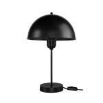 GLOBOSTAR® GAZETA 203-0296 Μοντέρνο Επιτραπέζιο Φωτιστικό Πορτατίφ με Ντουί 1 x E27 AC 220-240V IP20 - Μαύρο - Μ25 x Π25 x Υ39cm