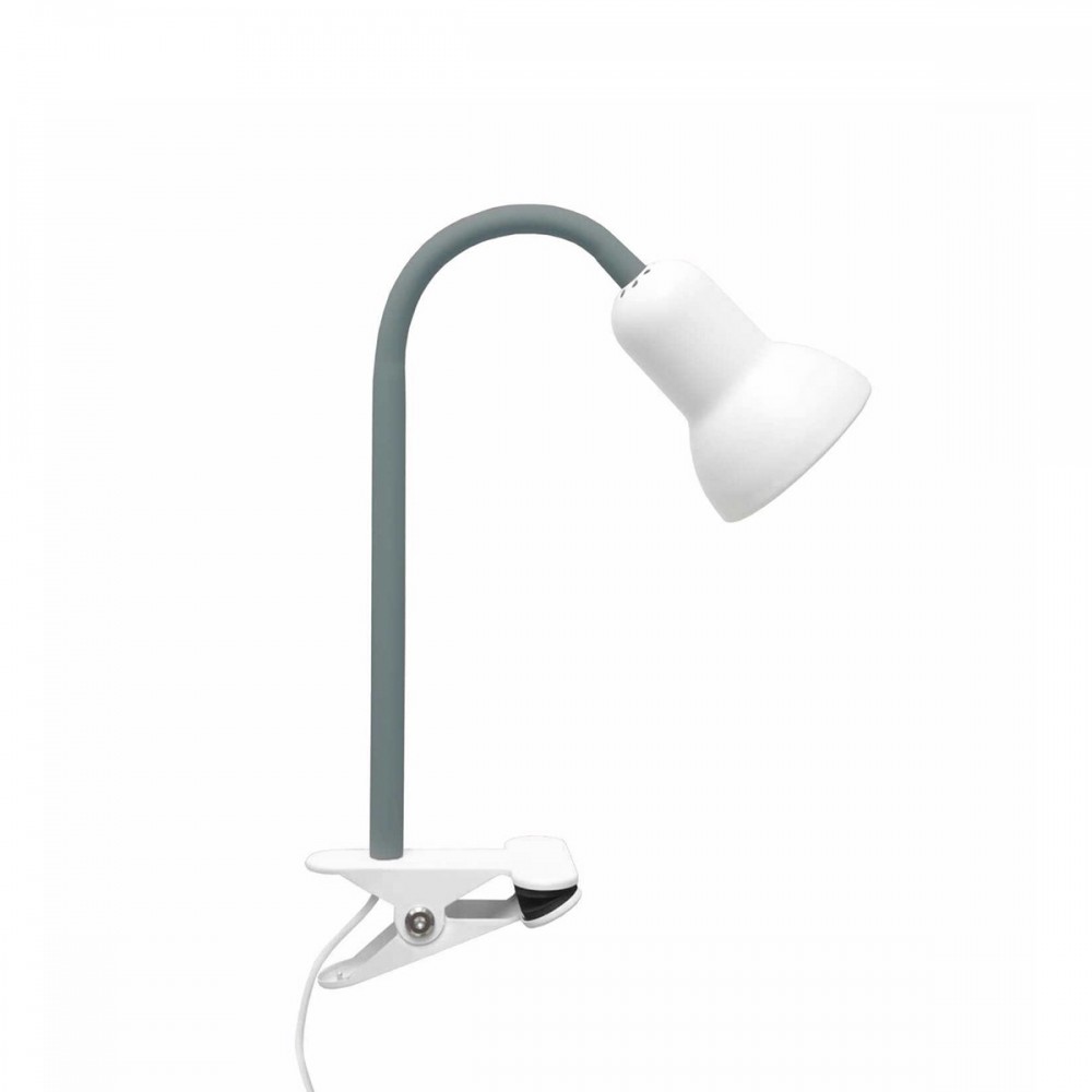 GloboStar® TAVOLO 204-0152 Παιδικό Eπιτραπέζιο Φωτιστικό Μονόφωτο 1 x E27 IP20 Πράσινο & Λευκό Πλαστικό - Μ11 x Π9 x Υ35cm