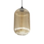 GLOBOSTAR® MELONI 206-0020 Μοντέρνο Κρεμαστό Φωτιστικό Οροφής με Ντουί 1 x E27 AC 220-240V IP20 - Mελί - Μ20 x Π20 x Υ38cm