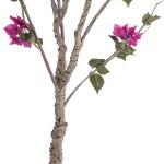 GloboStar® Artificial Garden BOUGAUVILLEA 20676 Τεχνητό Διακοσμητικό Φυτό με Ανθη Μπουκανβίλιας Φουξ Υ180cm