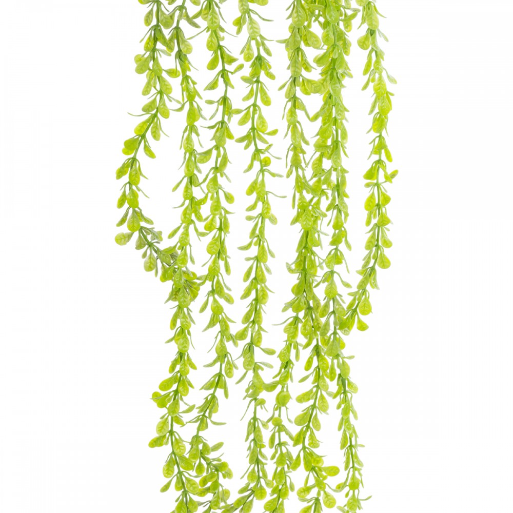 GloboStar® Artificial Garden HANGING MYRTLE 20881 - Τεχνητό Κρεμαστό Διακοσμητικό Φυτό Μυρτιά Φ21 x Y80cm