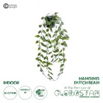 GloboStar® Artificial Garden HANGING DUTCH BEAN 20883 - Τεχνητό Κρεμαστό Διακοσμητικό Φυτό Ολλανδικό Φασόλι Φ28 x Y70cm