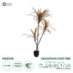GloboStar® Artificial Garden DRAGON BLOOD TREE 20969 Τεχνητό Διακοσμητικό Φυτό Δράκαινα Φ100 x Υ140cm