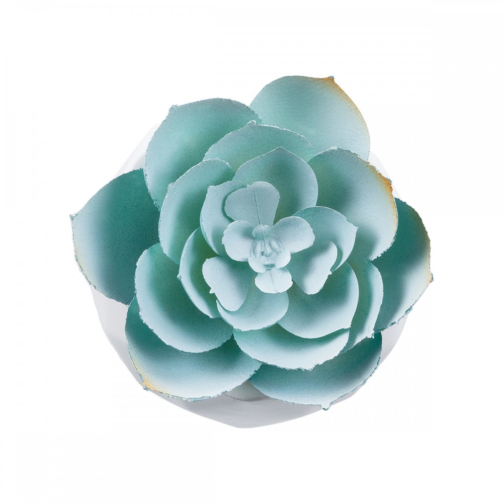 GloboStar® Artificial Garden SUCCULENT ECHEVERIA 20996 Διακοσμητικό Φυτό Παχύφυτο Εχεβέρια Υ7cm