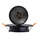 GloboStar® LEO 60350 Χωνευτό Κινούμενο Στρόγγυλο Φωτιστικό Σποτ Αλουμινίου με Ντουί GU10 AC 220-240V IP20 Φ6 x Υ17cm - Μαύρο - 5 Years Warranty