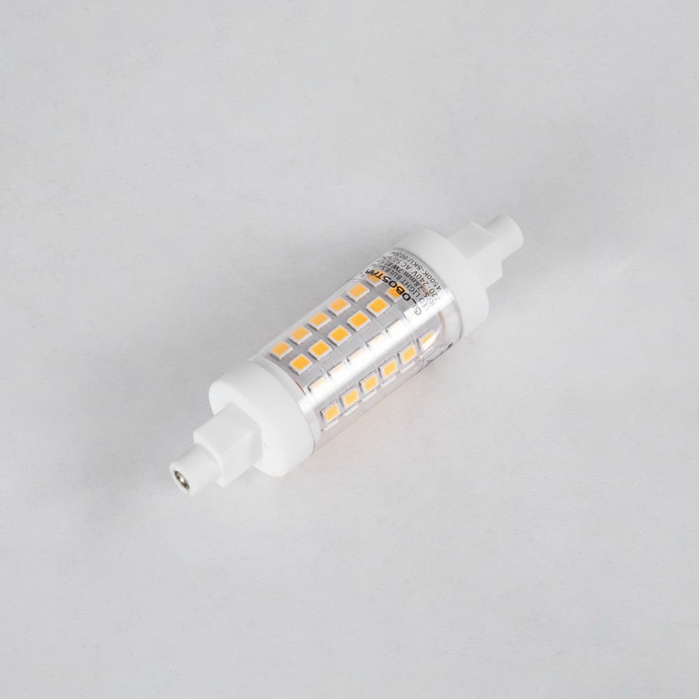 GloboStar® 60395 Λάμπα LED R7S 78mm 7W 791lm 360° AC 220-240V IP20 Φ2 x Υ7.8cm Θερμό Λευκό 2700K - 3 Years Warranty