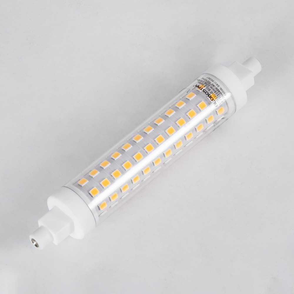 GloboStar® 60398 Λάμπα LED R7S 118mm 12W 1356lm 360° AC 220-240V IP20 Φ2 x Υ11.8cm Θερμό Λευκό 2700K - 3 Years Warranty