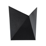 GloboStar® STEALTH 60520 Φωτιστικό Τοίχου - Απλίκα Αρχιτεκτονικού Φωτισμού Εσωτερικού/Εξωτερικού Χώρου Up or Down LED 10W 1000lm 60° AC220-240V Αδιάβροχο IP65 - Σώμα Αλουμινίου & Tempered Glass - Μ17 x Π17 x Υ7.5cm - Θερμό Λευκό 2700K - Μαύρο - Bridge