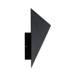 GloboStar® STEALTH 60520 Φωτιστικό Τοίχου - Απλίκα Αρχιτεκτονικού Φωτισμού Εσωτερικού/Εξωτερικού Χώρου Up or Down LED 10W 1000lm 60° AC220-240V Αδιάβροχο IP65 - Σώμα Αλουμινίου & Tempered Glass - Μ17 x Π17 x Υ7.5cm - Θερμό Λευκό 2700K - Μαύρο - Bridge