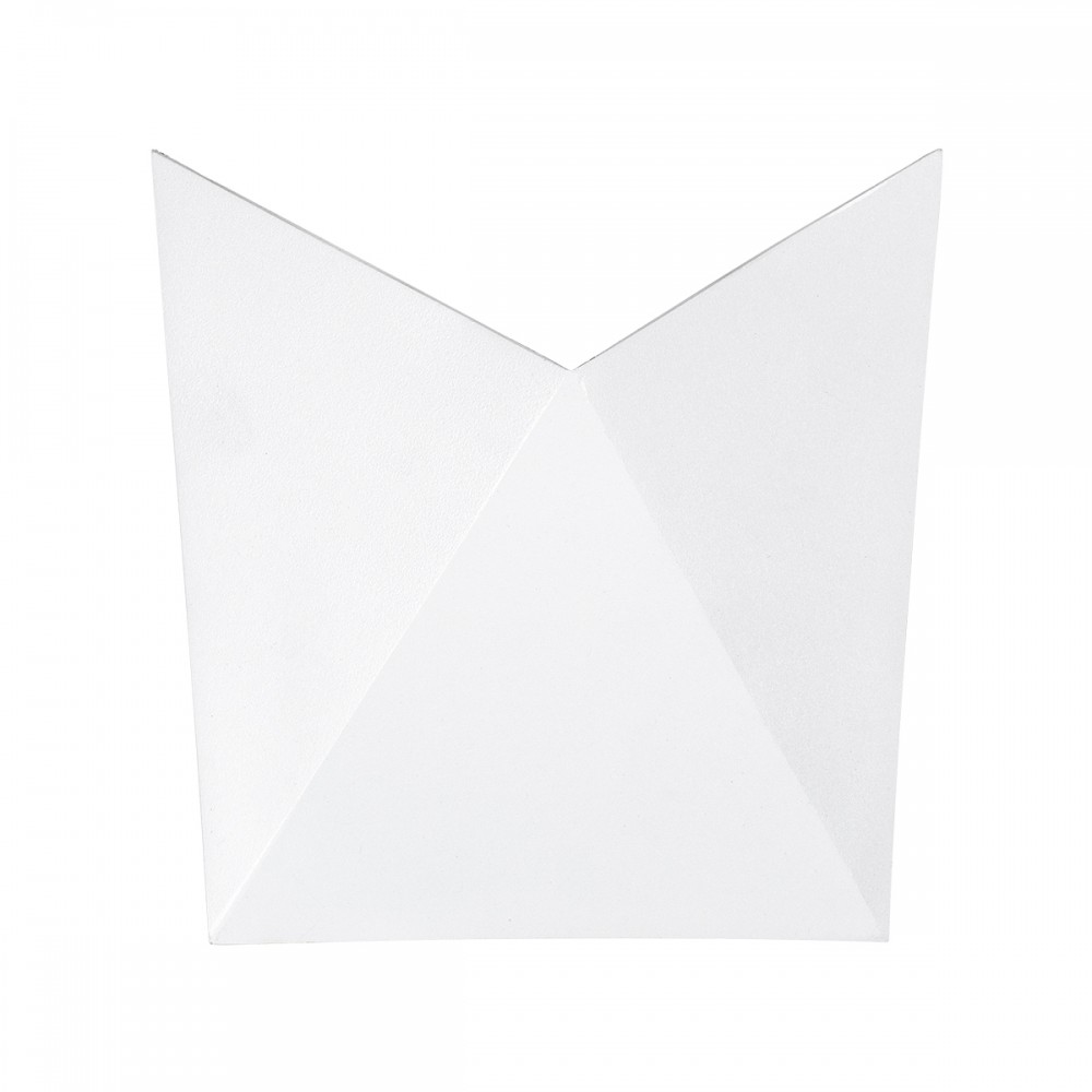 GloboStar® STEALTH 60521 Φωτιστικό Τοίχου - Απλίκα Αρχιτεκτονικού Φωτισμού Εσωτερικού/Εξωτερικού Χώρου Up or Down LED 10W 1100lm 60° AC220-240V Αδιάβροχο IP65 - Σώμα Αλουμινίου & Tempered Glass - Μ17 x Π17 x Υ7.5cm - Φυσικό Λευκό 4500K - Λευκό - Bridg