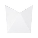 GloboStar® STEALTH 60521 Φωτιστικό Τοίχου - Απλίκα Αρχιτεκτονικού Φωτισμού Εσωτερικού/Εξωτερικού Χώρου Up or Down LED 10W 1100lm 60° AC220-240V Αδιάβροχο IP65 - Σώμα Αλουμινίου & Tempered Glass - Μ17 x Π17 x Υ7.5cm - Φυσικό Λευκό 4500K - Λευκό - Bridg