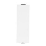 GloboStar® LINOR 60527 Φωτιστικό Τοίχου - Απλίκα Αρχιτεκτονικού Φωτισμού Εσωτερικού/Εξωτερικού Χώρου Up & Down LED 10W 1000lm 60° AC220-240V Αδιάβροχο IP65 - Σώμα Αλουμινίου & Tempered Glass - Μ12.5 x Π6 x Υ4cm - Θερμό Λευκό 2700K - Λευκό - Bridge