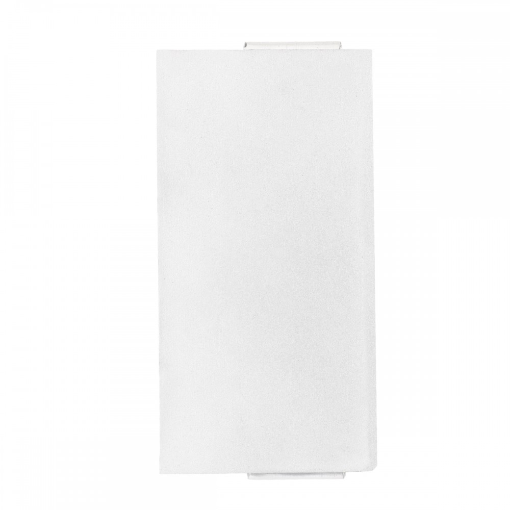 GloboStar® LINOR 60527 Φωτιστικό Τοίχου - Απλίκα Αρχιτεκτονικού Φωτισμού Εσωτερικού/Εξωτερικού Χώρου Up & Down LED 10W 1000lm 60° AC220-240V Αδιάβροχο IP65 - Σώμα Αλουμινίου & Tempered Glass - Μ12.5 x Π6 x Υ4cm - Θερμό Λευκό 2700K - Λευκό - Bridge