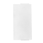 GloboStar® LINOR 60527 Φωτιστικό Τοίχου - Απλίκα Αρχιτεκτονικού Φωτισμού Εσωτερικού/Εξωτερικού Χώρου Up & Down LED 10W 1000lm 60° AC220-240V Αδιάβροχο IP65 - Σώμα Αλουμινίου & Tempered Glass - Μ12.5 x Π6 x Υ4cm - Θερμό Λευκό 2700K - Λευκό - Bridge