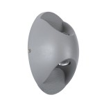 GloboStar® JEREMY 60531 Φωτιστικό Τοίχου - Απλίκα Αρχιτεκτονικού Φωτισμού Εσωτερικού/Εξωτερικού Χώρου Up & Down LED 10W 1000lm 60° AC220-240V Αδιάβροχο IP65 - Σώμα Αλουμινίου & Tempered Glass - Μ16 x Π10 x Υ7cm - Θερμό Λευκό 2700K - Γκρι Ανθρακί -