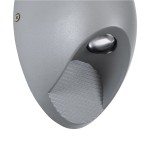GloboStar® JEREMY 60531 Φωτιστικό Τοίχου - Απλίκα Αρχιτεκτονικού Φωτισμού Εσωτερικού/Εξωτερικού Χώρου Up & Down LED 10W 1000lm 60° AC220-240V Αδιάβροχο IP65 - Σώμα Αλουμινίου & Tempered Glass - Μ16 x Π10 x Υ7cm - Θερμό Λευκό 2700K - Γκρι Ανθρακί -