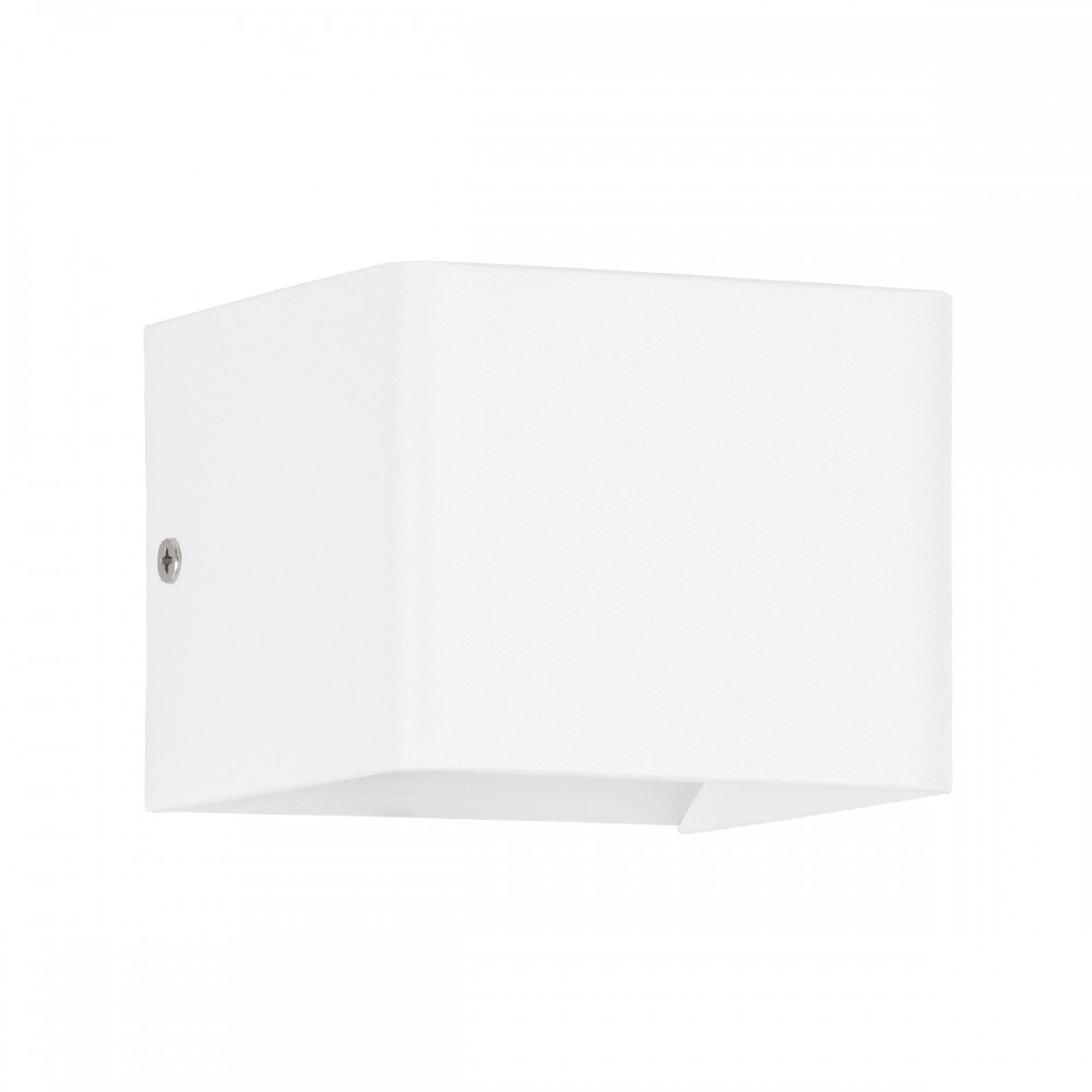 GloboStar® CIRCOA 60533 Φωτιστικό Τοίχου - Απλίκα Αρχιτεκτονικού Φωτισμού Εσωτερικού/Εξωτερικού Χώρου Up & Down LED 10W 1056lm 60° AC 220-240V IP44 Μ10 x Π8 x Υ10cm - Θερμό Λευκό 2700K - Λευκό - Bridgelux Chip - 3 Years Warranty