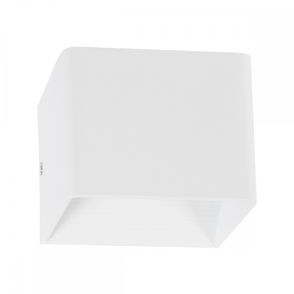 GloboStar® CIRCOA 60533 Φωτιστικό Τοίχου - Απλίκα Αρχιτεκτονικού Φωτισμού Εσωτερικού/Εξωτερικού Χώρου Up & Down LED 10W 1056lm 60° AC 220-240V IP44 Μ10 x Π8 x Υ10cm - Θερμό Λευκό 2700K - Λευκό - Bridgelux Chip - 3 Years Warranty