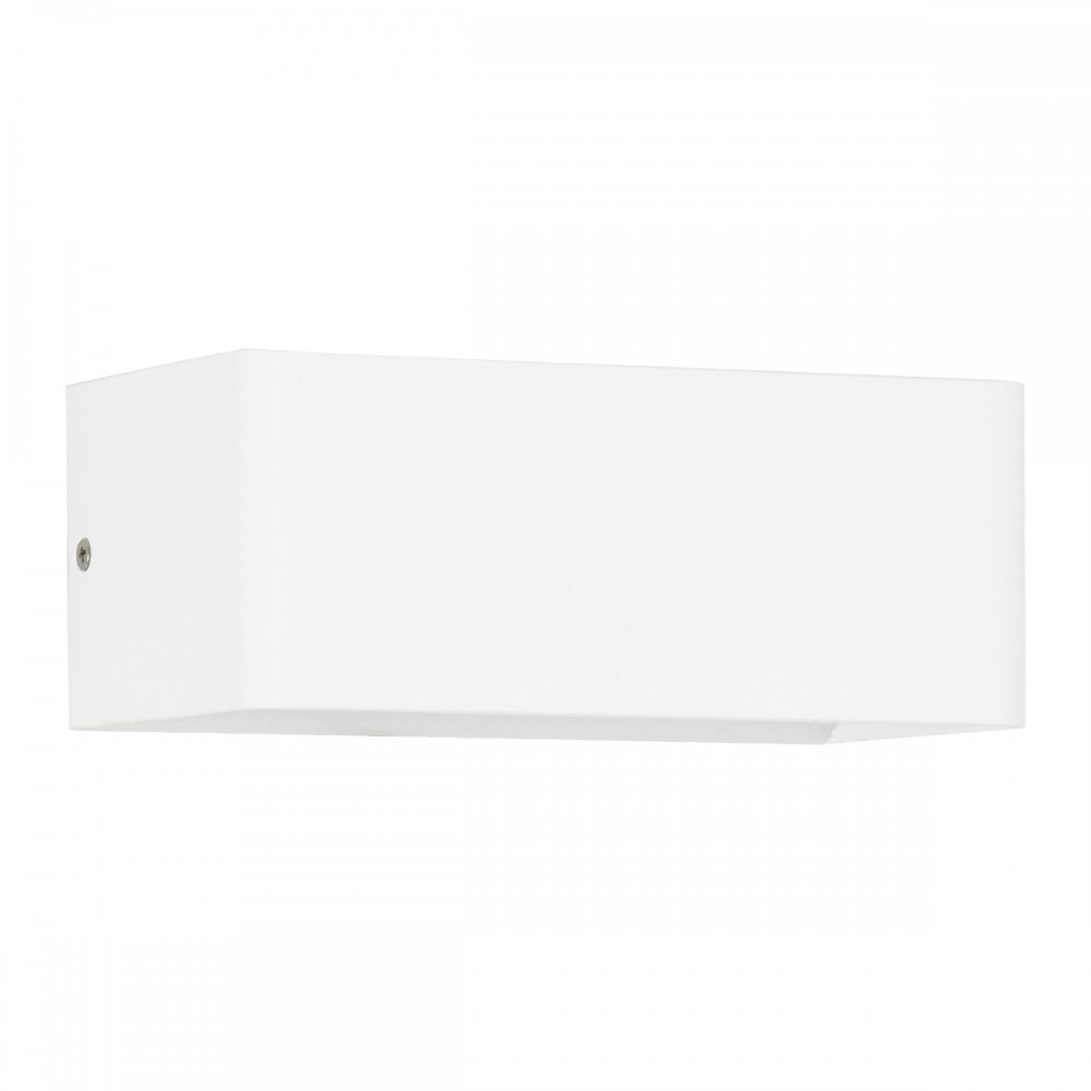 GloboStar® CIRCOA 60542 Φωτιστικό Τοίχου - Απλίκα Αρχιτεκτονικού Φωτισμού Εσωτερικού/Εξωτερικού Χώρου Up & Down LED 10W 1080lm 60° AC 220-240V IP44 Μ20 x Π8 x Υ10cm - Θερμό Λευκό 2700K - Λευκό - Bridgelux Chip - 3 Years Warranty