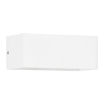 GloboStar® CIRCOA 60542 Φωτιστικό Τοίχου - Απλίκα Αρχιτεκτονικού Φωτισμού Εσωτερικού/Εξωτερικού Χώρου Up & Down LED 10W 1080lm 60° AC 220-240V IP44 Μ20 x Π8 x Υ10cm - Θερμό Λευκό 2700K - Λευκό - Bridgelux Chip - 3 Years Warranty