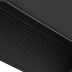 GloboStar® CIRCOA 60544 Φωτιστικό Τοίχου - Απλίκα Αρχιτεκτονικού Φωτισμού Εσωτερικού/Εξωτερικού Χώρου Up & Down LED 10W 1080lm 60° AC 220-240V IP44 Μ20 x Π8 x Υ10cm - Θερμό Λευκό 2700K - Μαύρο - Bridgelux Chip - 3 Years Warranty
