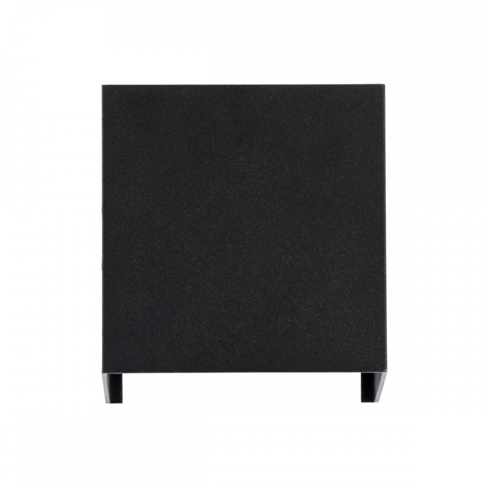 GloboStar® AXIS-S 60562 Φωτιστικό Τοίχου - Απλίκα Αρχιτεκτονικού Φωτισμού Εσωτερικού/Εξωτερικού Χώρου Up & Down LED 10W 1150lm 10 έως 60° AC 220-240V Αδιάβροχο IP65 Μ10 x Π10 x Υ10cm - Θερμό Λευκό 2700K - Μαύρο - Bridgelux Chip - 3 Years Warranty