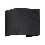 GloboStar® AXIS-S 60565 Φωτιστικό Τοίχου - Απλίκα Αρχιτεκτονικού Φωτισμού Εσωτερικού/Εξωτερικού Χώρου Up & Down LED 10W 1200lm 10 έως 60° AC 220-240V Αδιάβροχο IP65 Μ10 x Π10 x Υ10cm - Φυσικό Λευκό 4500K - Μαύρο - Bridgelux Chip - 3 Years Warranty