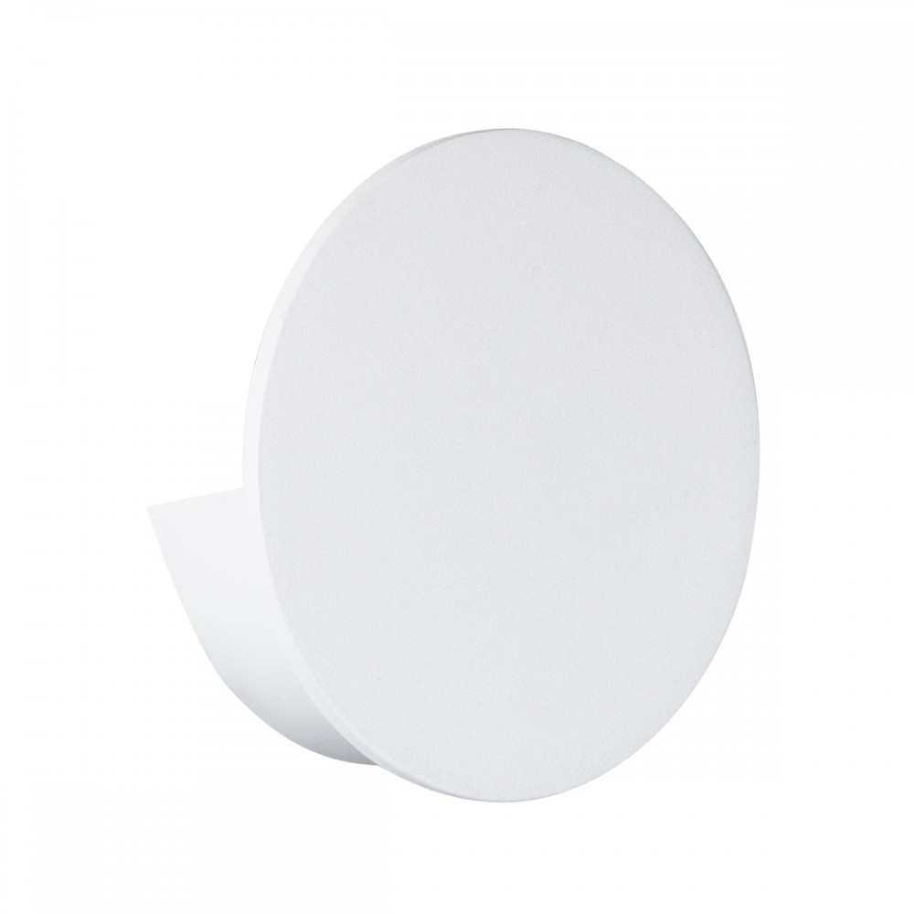 GloboStar® REDONDO 60572 Φωτιστικό Τοίχου - Απλίκα Αρχιτεκτονικού Φωτισμού Εσωτερικού/Εξωτερικού Χώρου Up or Down LED 10W 1000lm 60° AC220-240V Αδιάβροχο IP65 - Σώμα Αλουμινίου & Tempered Glass - Μ14 x Π14 x Υ4.5cm - Θερμό Λευκό 2700K - Λευκό - Bridge