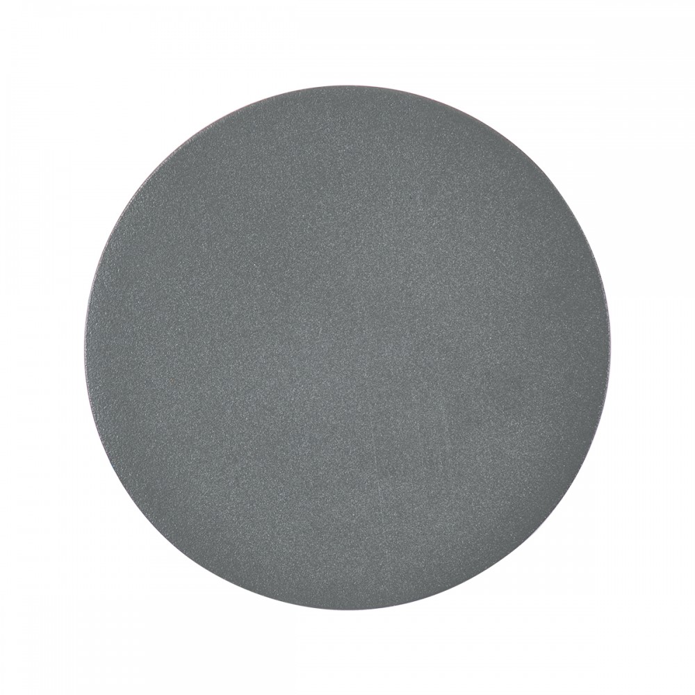 GloboStar® REDONDO 60573 Φωτιστικό Τοίχου - Απλίκα Αρχιτεκτονικού Φωτισμού Εσωτερικού/Εξωτερικού Χώρου Up or Down LED 10W 1000lm 60° AC220-240V Αδιάβροχο IP65 - Σώμα Αλουμινίου & Tempered Glass - Μ14 x Π14 x Υ4.5cm - Θερμό Λευκό 2700K - Γκρι Ανθρακί -