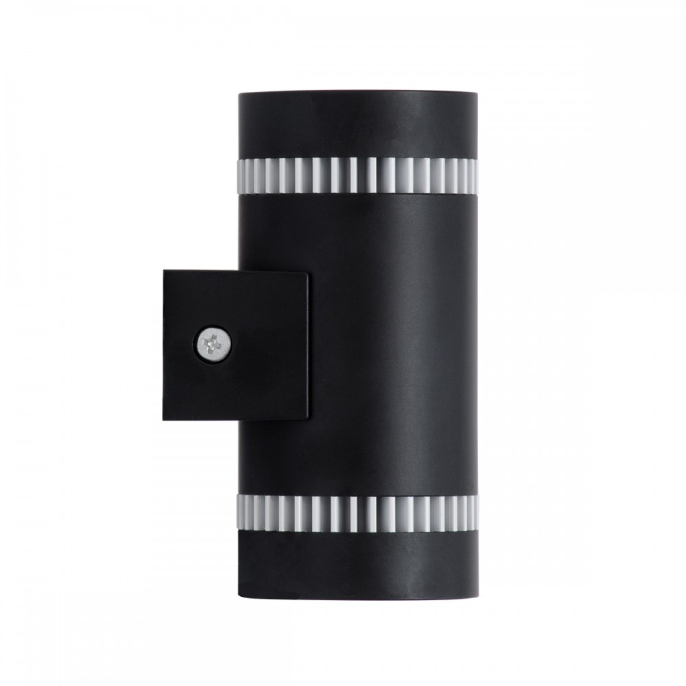 GloboStar® CANNONAL 60577 Φωτιστικό Τοίχου - Απλίκα Αρχιτεκτονικού Φωτισμού Εσωτερικού Χώρου Up & Down LED 10W 1150lm 30° AC 220-240V IP20 Μ5 x Π6.5 x Υ11cm - Θερμό Λευκό 2700K - Μαύρο με Λευκό - Bridgelux Chip - 3 Χρόνια Εγγύηση