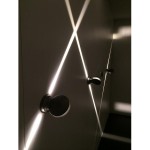 GloboStar® ZERODA 60597 Φωτιστικό Τοίχου - Απλίκα Αρχιτεκτονικού Φωτισμού Εσωτερικού/Εξωτερικού Χώρου LED 9W 1035lm 1° x 360° AC 220-240V Αδιάβροχο IP65 Μ11 x Π10 x Υ16cm - Θερμό Λευκό 2700K - Γκρι Ανθρακί - Bridgelux Chip - 3 Years Warranty