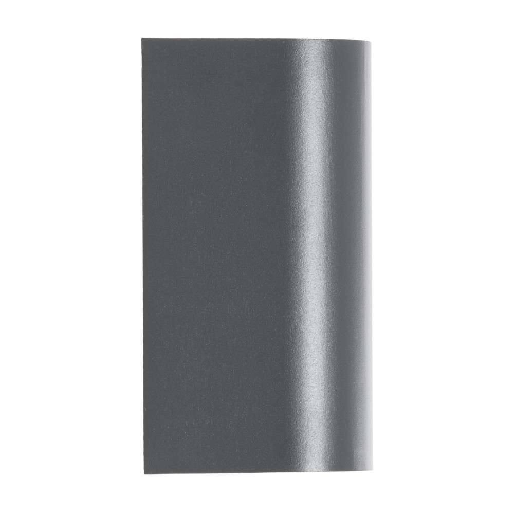 GloboStar® MURANO 60609 Φωτιστικό Τοίχου - Απλίκα Αρχιτεκτονικού Φωτισμού Εξωτερικού Χώρου Up & Down Αλουμινίου με Ντουί 2 x GU10 AC 220-240V Αδιάβροχο IP65 L15 x W8 x H6.8cm - Γκρι Ανθρακί - 5 Years Warranty