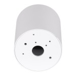 GloboStar® AKIRA 60618 Επιφανειακό Κινούμενο Στρόγγυλο Φωτιστικό Σποτ Αλουμινίου με Ντουί GU10 AC 220-240V IP44 Φ8 x Υ10cm - Λευκό - 5 Years Warranty
